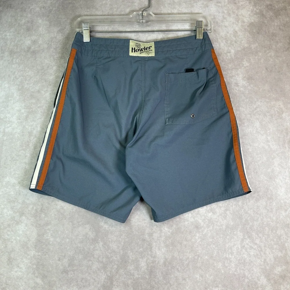 Howler Bros Board Shorts Mens 28 Blue Beach Surf Swim Casual Trunks Drawstring